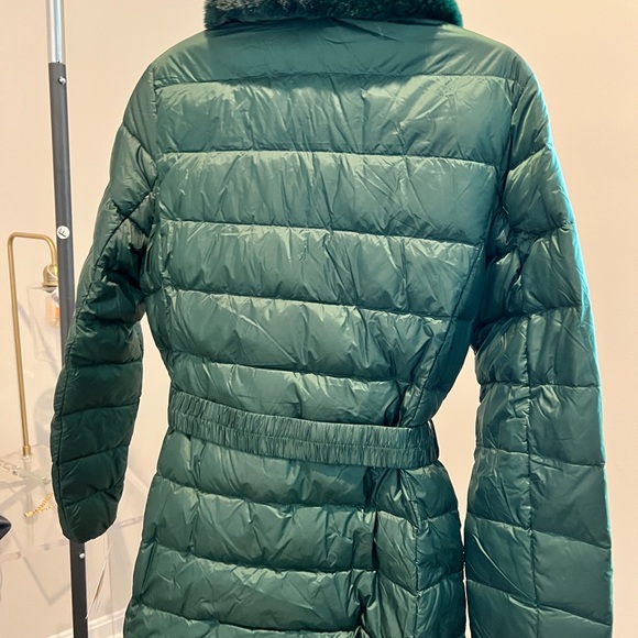NWT Dark Emerald Green Michael Kors Puffer Jacket Sz Small - Picture 4 of 7